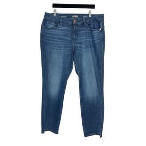 DL1961 Florence Ankle Mid Rise Intersculpt Denim Skinny Jeans Women's Size 18W